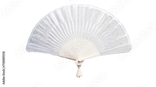 Clear Handheld Fan Minimal on a transparent background