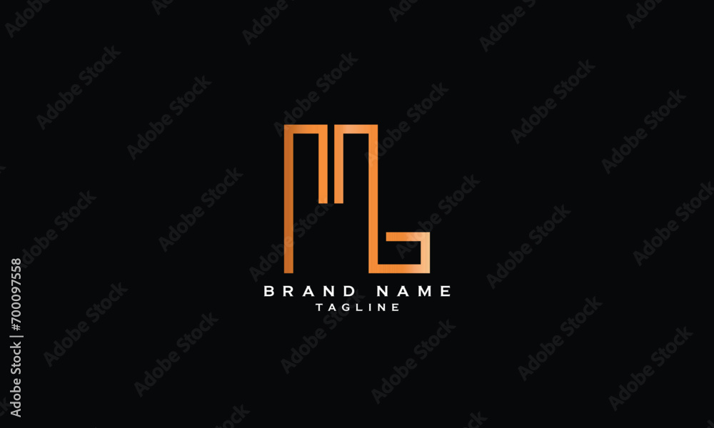 MB, BM, Abstract initial monogram letter alphabet logo design