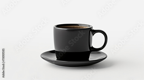 Isolated black coffee cup