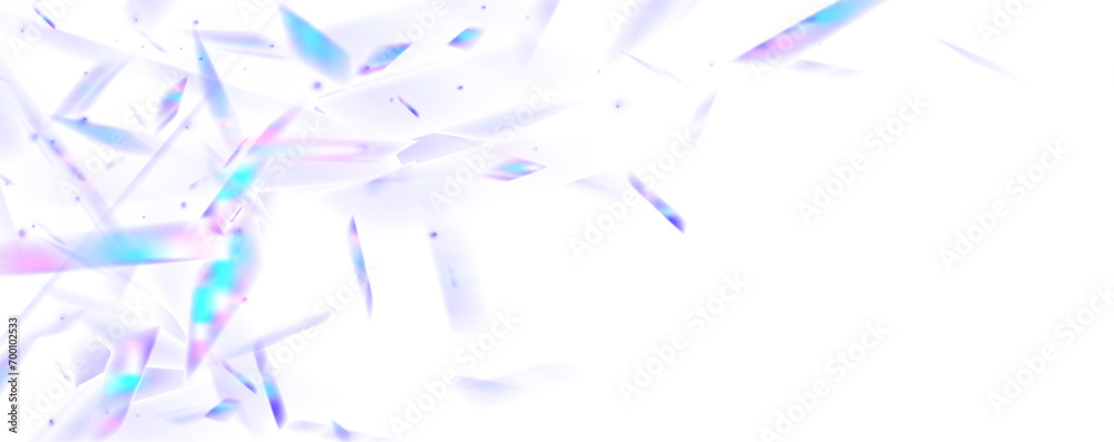 Abstract refraction glow effect on black background. Set Rainbow crystal light leak flare reflection effect. Transparent refraction elements.	PNG. - obrazy, fototapety, plakaty 