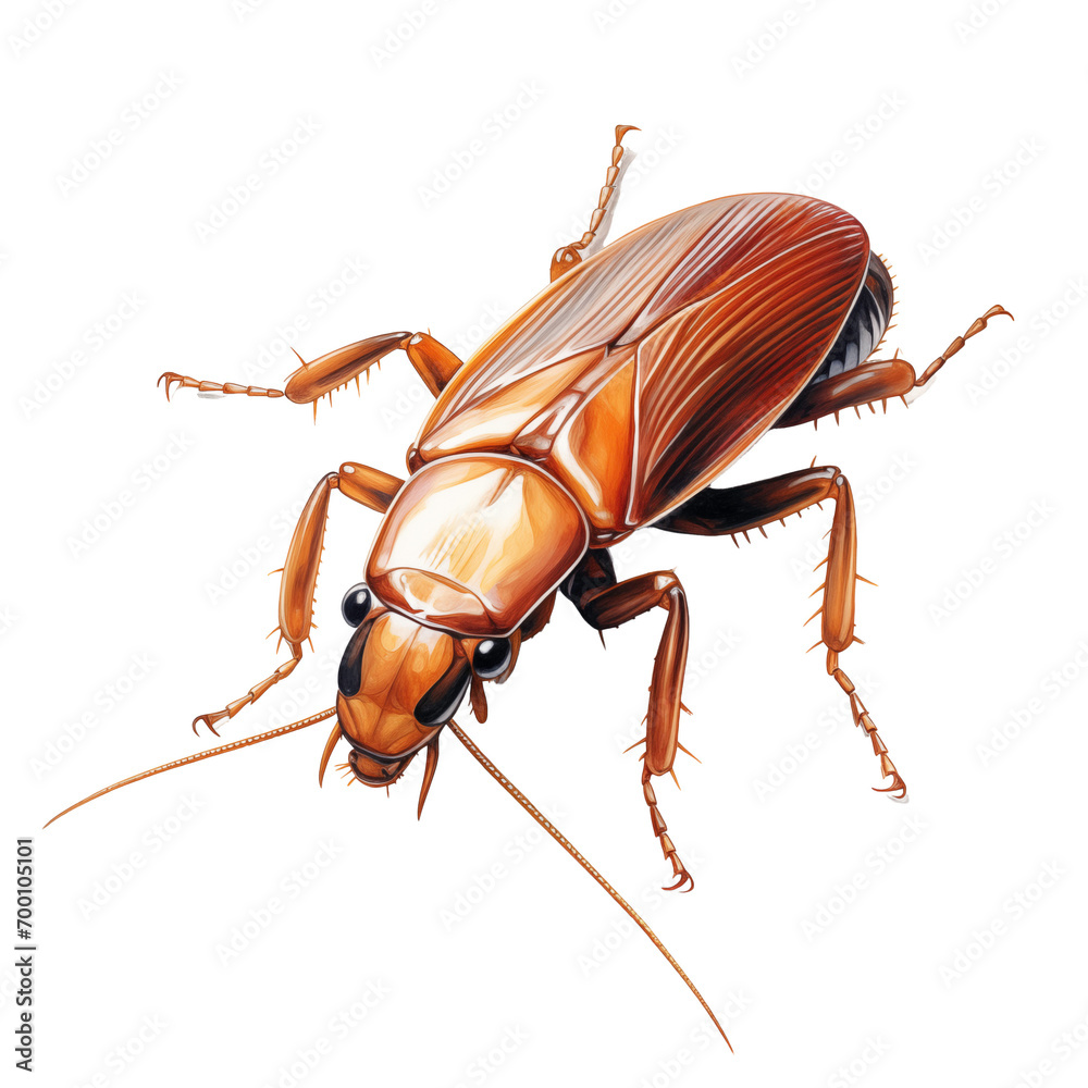 cockroach isolated on white cockroach isolated on white