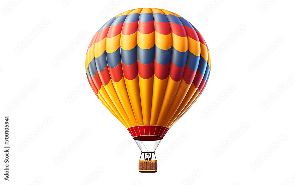 Obraz premium a hot air balloon with a basket