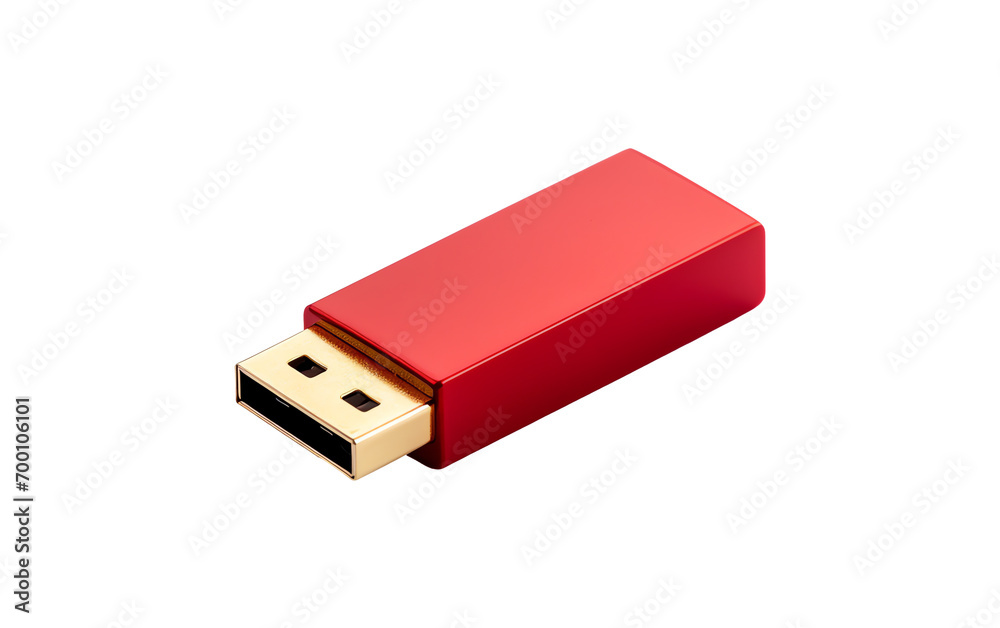 a red usb flash drive a red usb flash drive