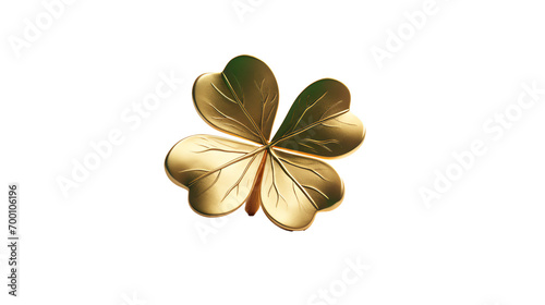 Wallpaper Mural a gold four leaf clover Torontodigital.ca