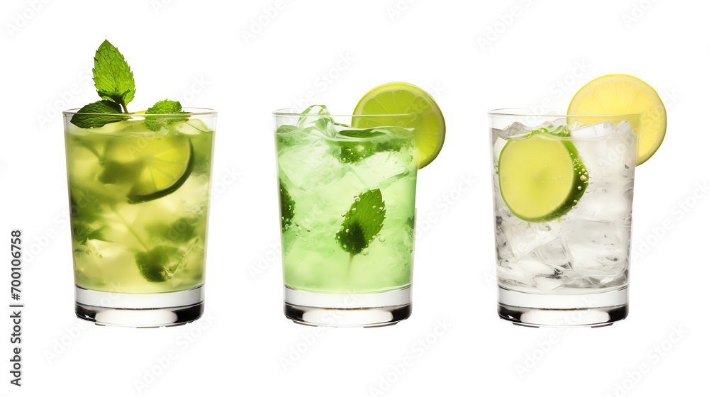 a group of glasses with different drinks a group of glasses with different drinks