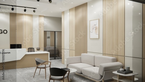 Corporate Office Interior Design 3d Visualization