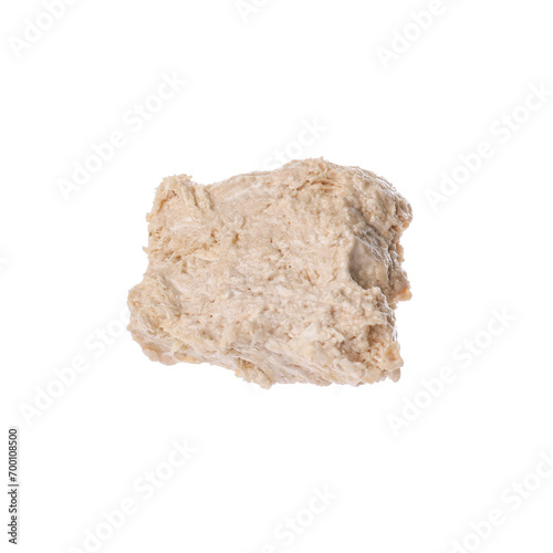 Piece of tasty halva isolated on white