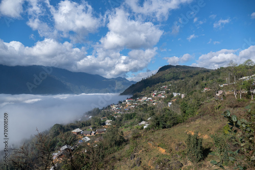 Fansipan Mountain in Sa Pa Province, Northern Vietnam © maodoltee