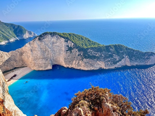 Obraz na płótnie Navagio Beach, Zakhyntos w salonie