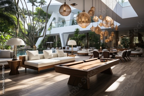 modern billiards club room decoration inspiration ideas