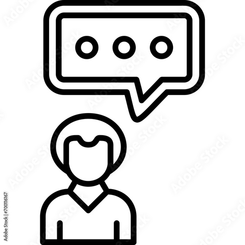 Men Chat Icon