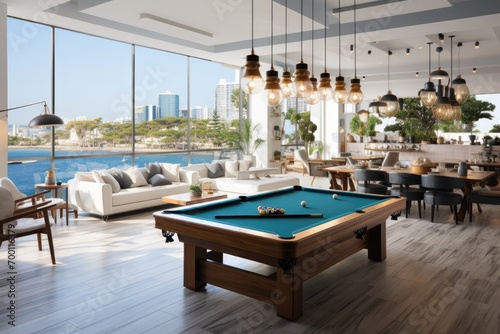 modern billiards club room decoration inspiration ideas