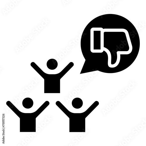 Stakeholder Discontent Icon Element For Design