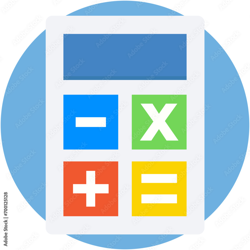 Obraz premium Calculator Vector Icon