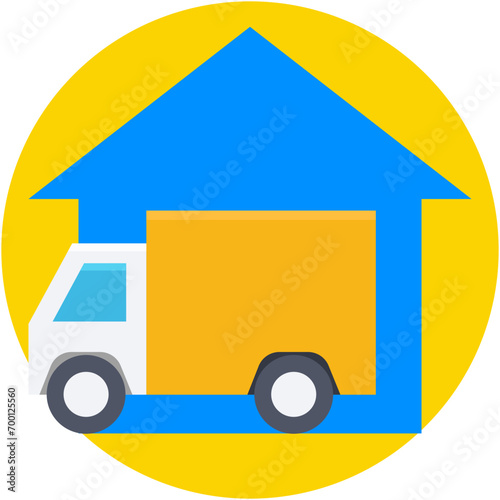 Garage Vector Icon