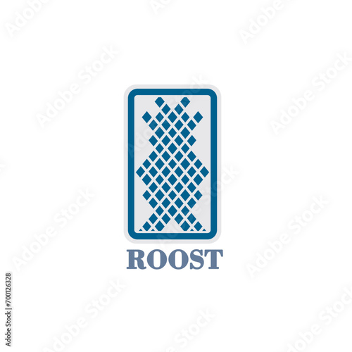logo for company. roost logo