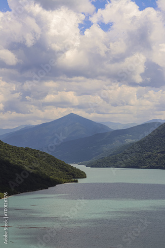 lake and mountains