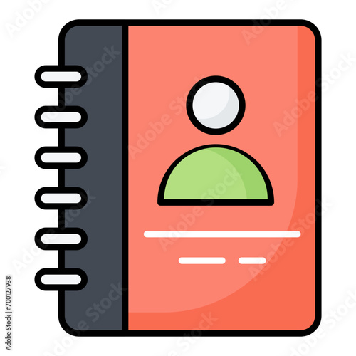 Contacts Book Icon