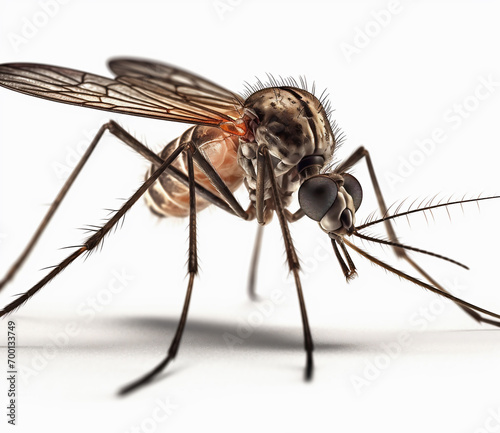 mosquito isolated on white background © michalsen