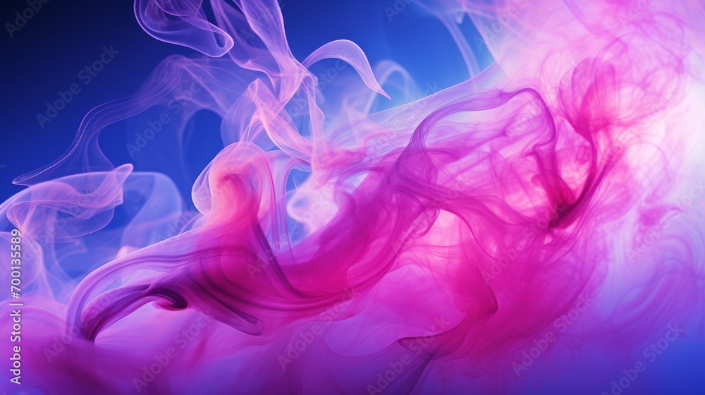 Fototapeta premium abstract background with purple and pink flowing fabric, digitally generated image