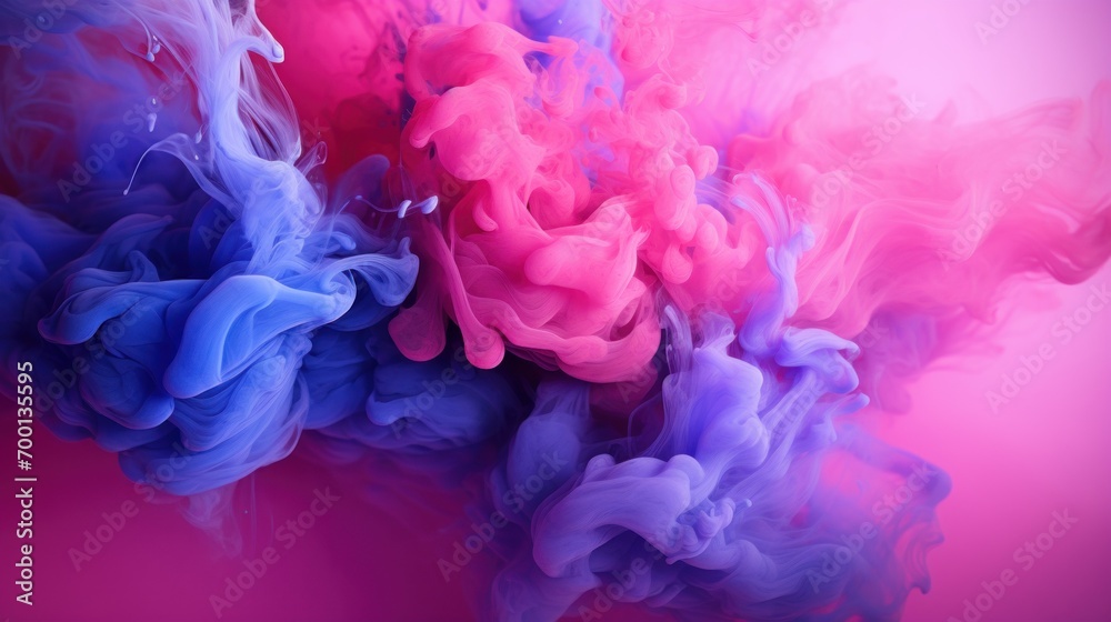 Abstract background of acrylic paint in water. Colorful abstract background.