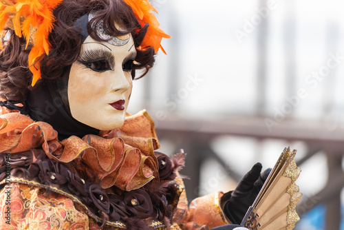 Obraz na płótnie Carnevale a Venezia w salonie