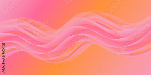 3d modern abstract colorful wave shape background 