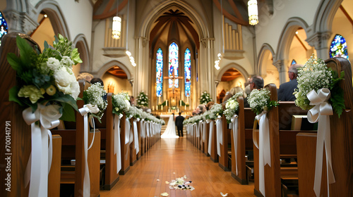 wedding ceremony in church