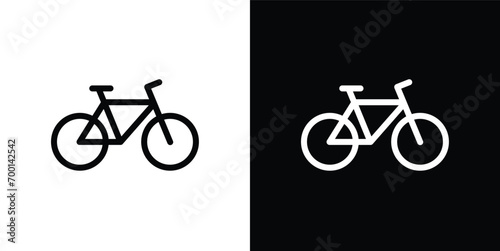 silhouette of a bike on black and white , foot cycle  © ThejCreation
