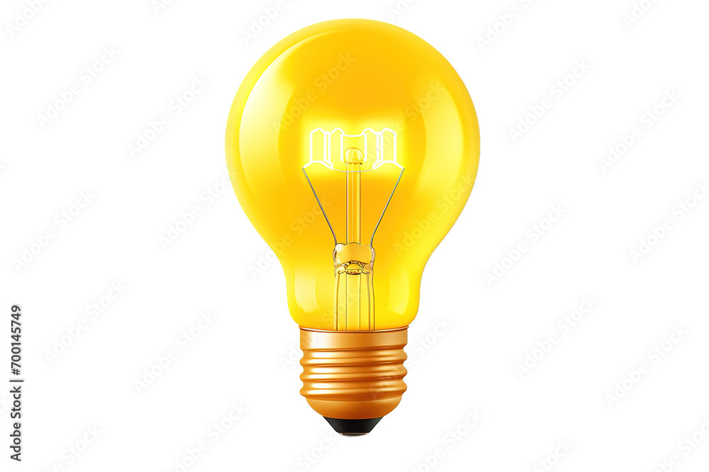 Bright ideas fuel success with glowing efficiency isolated on a Transparent background. Generative AI Bright ideas fuel success with glowing efficiency isolated on a Transparent background. Generative AI