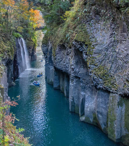Manai Waterfall in Takachiho Gorge, Miyazaki, Japan