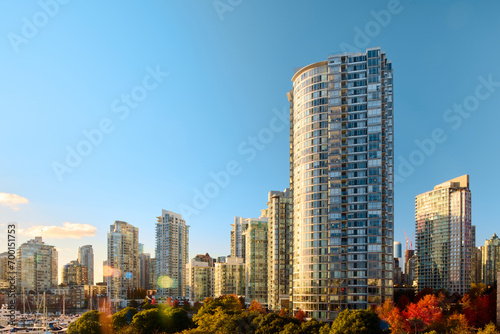 Vancouver cityscape in autumn. © Drazen
