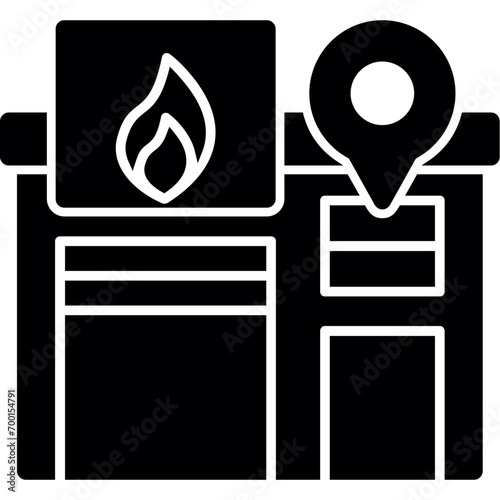 Fire Station Icon