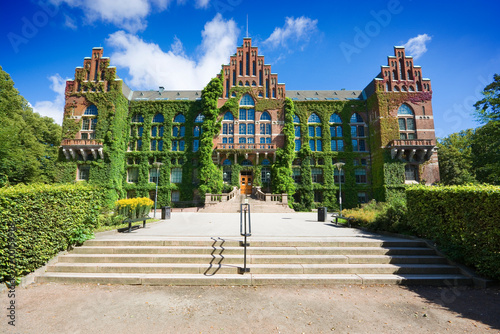 Building of University Central Library in Lund, Sweden photo