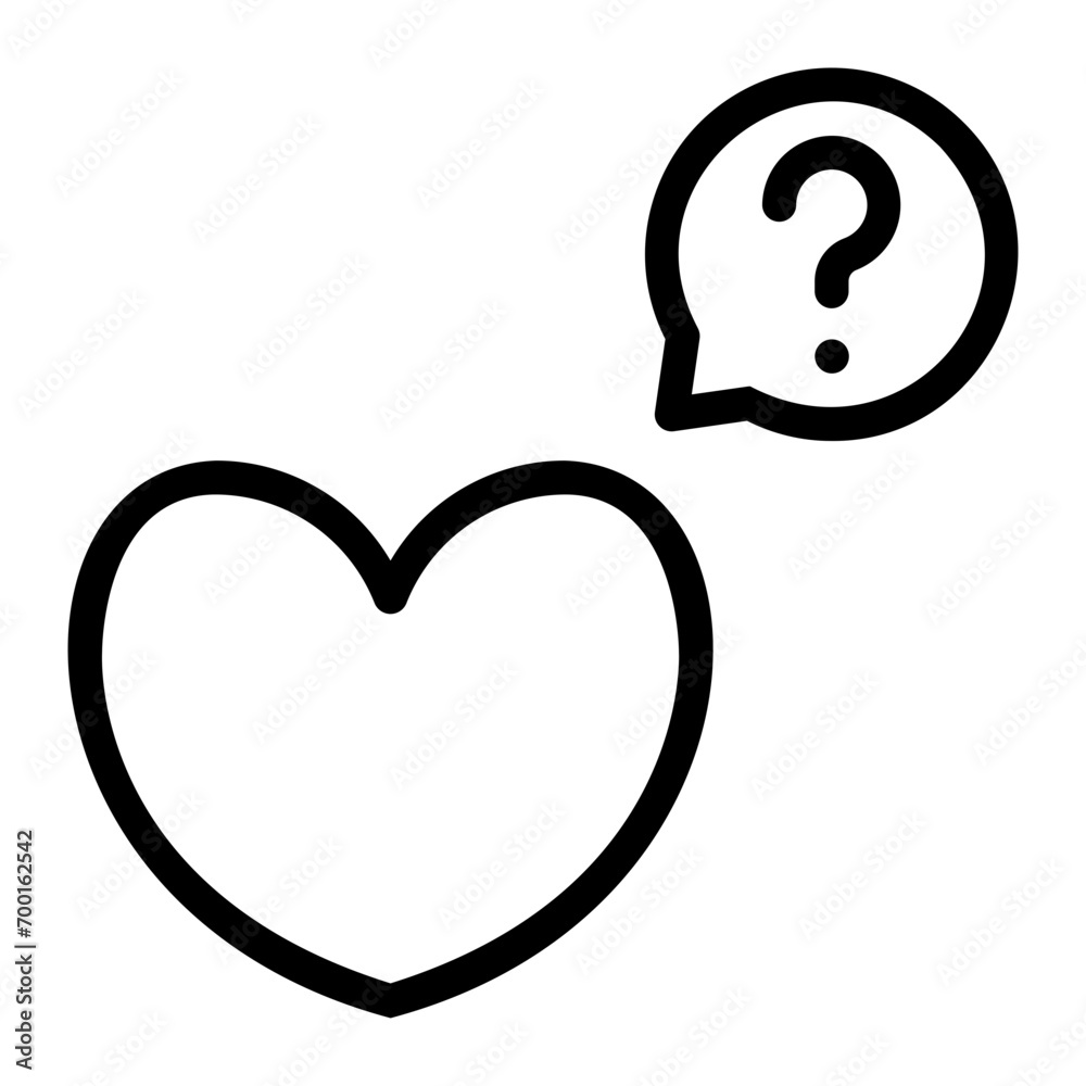 question line icon question line icon