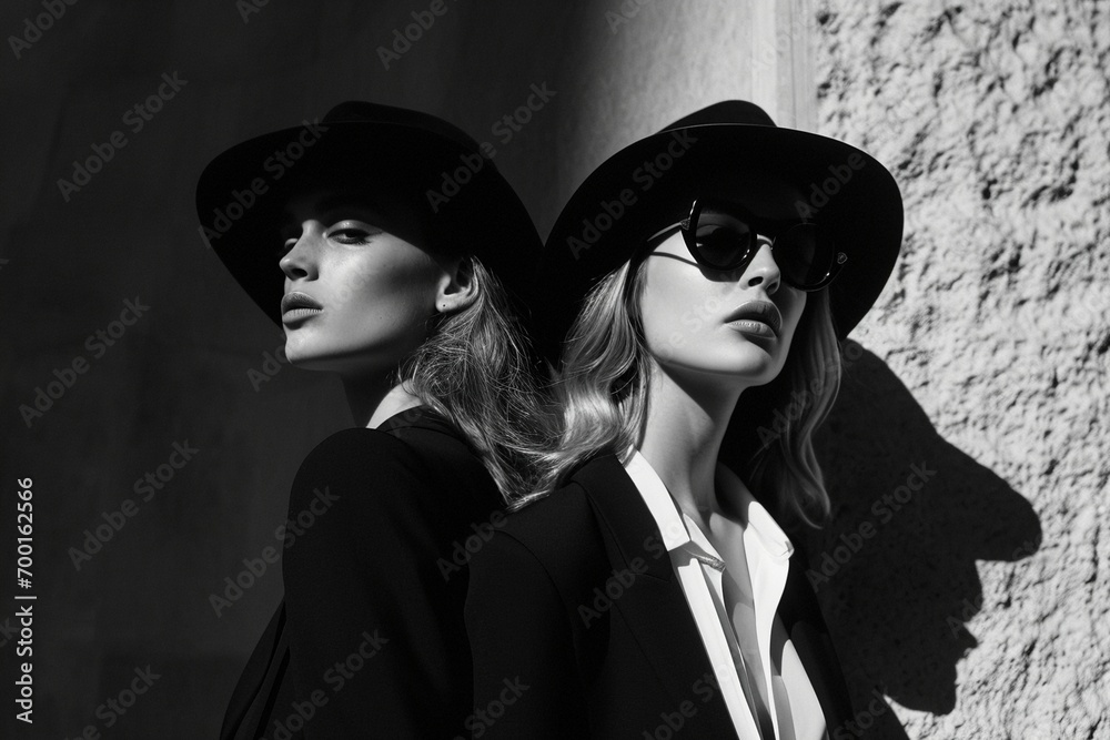 With a nod to classic glamour, a wide-angle shot showcases two ...