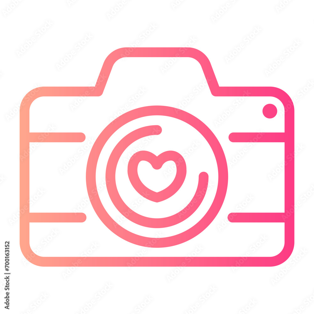 digital camera gradient icon digital camera gradient icon