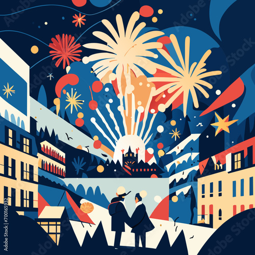 fourth of july fireworks, fourth of july, independence day background