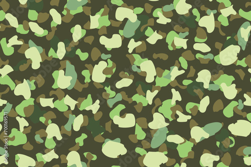 Woodland Vector Camoflage. Tree Green Canvas. Seamless Paint. Repeat Abstract Background. Brown Fabric Pattern. Seamless Army Print. Dirty Camo Paint. Digital Urban Camouflage. Modern Beige Texture.