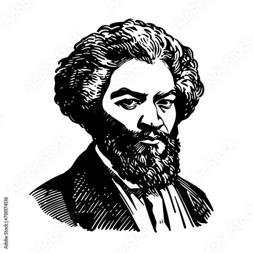 Frederick Douglass illustration photo