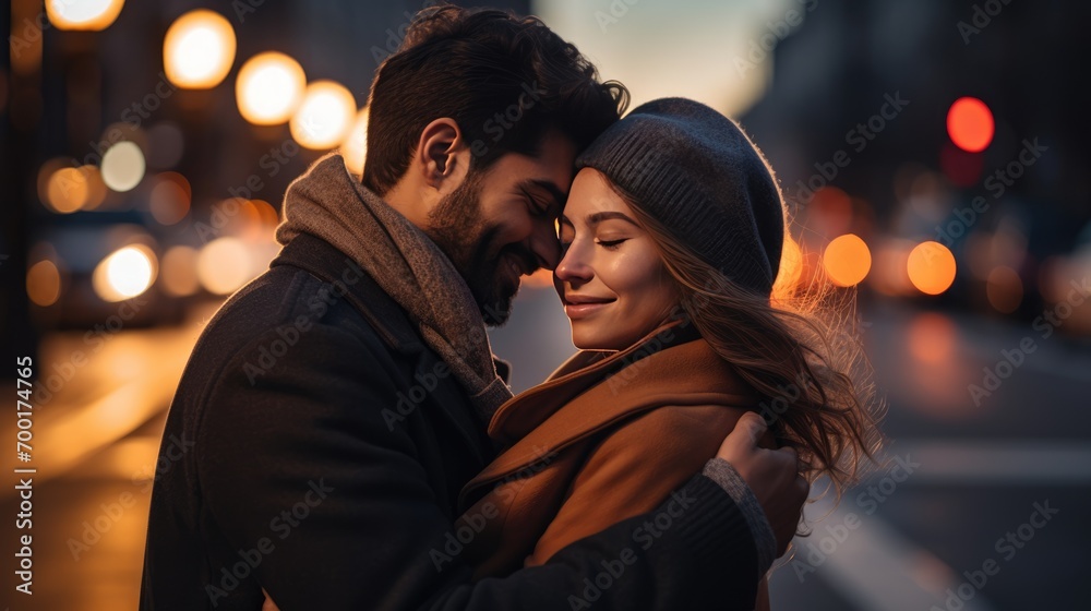 Portrait of happy young hugging couple background. Positive passionate married woman man hug embrace enjoy together wallpaper. St Valentines, Hug Day concept. Portrait of happy young hugging couple background. Positive passionate married woman man hug embrace enjoy together wallpaper. St Valentines, Hug Day concept.