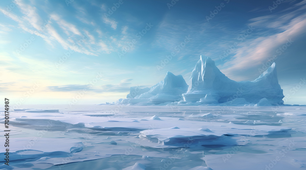 Icebergs, Glacier Icebergs, Glacier