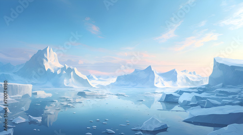 Icebergs, Glacier  © Sasit