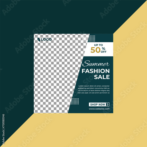 Fashion Sale social media instagram post template