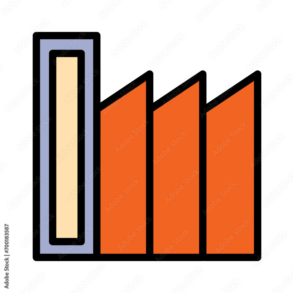 Building Factory Oil Filled Outline Icon Building Factory Oil Filled Outline Icon