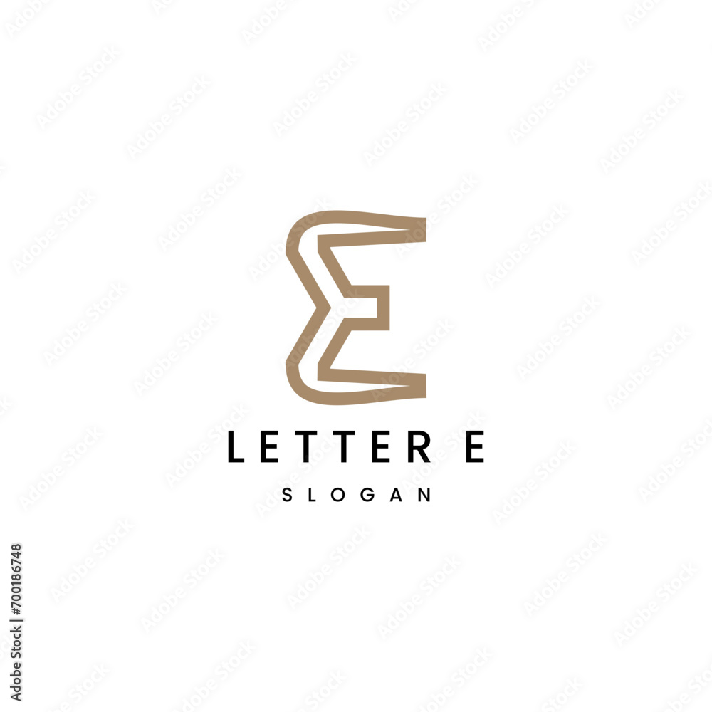 Initial Letter E Creative Logo Initial Letter E Creative Logo
