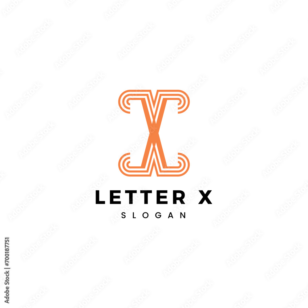 X Letter. Abstract Company Logo Design X Letter. Abstract Company Logo Design