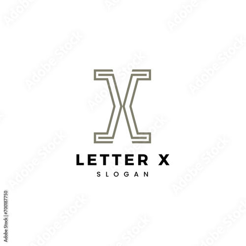 X Letter. Abstract Company Logo Design