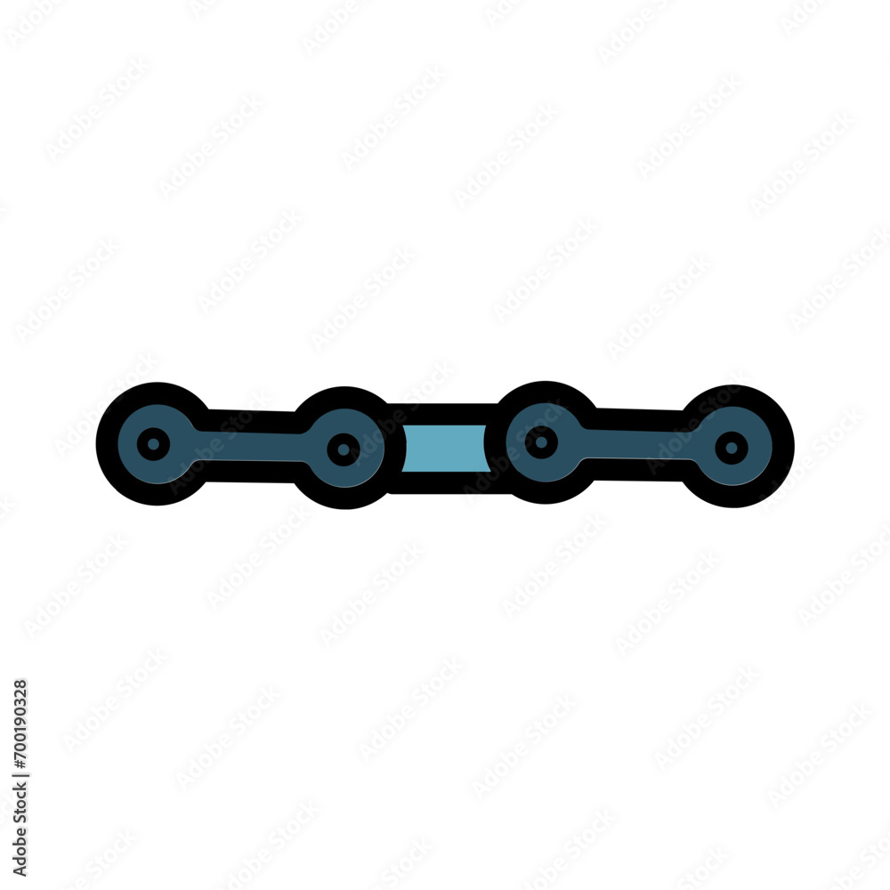 Bicycle Bike Chains Filled Outline Icon Bicycle Bike Chains Filled Outline Icon