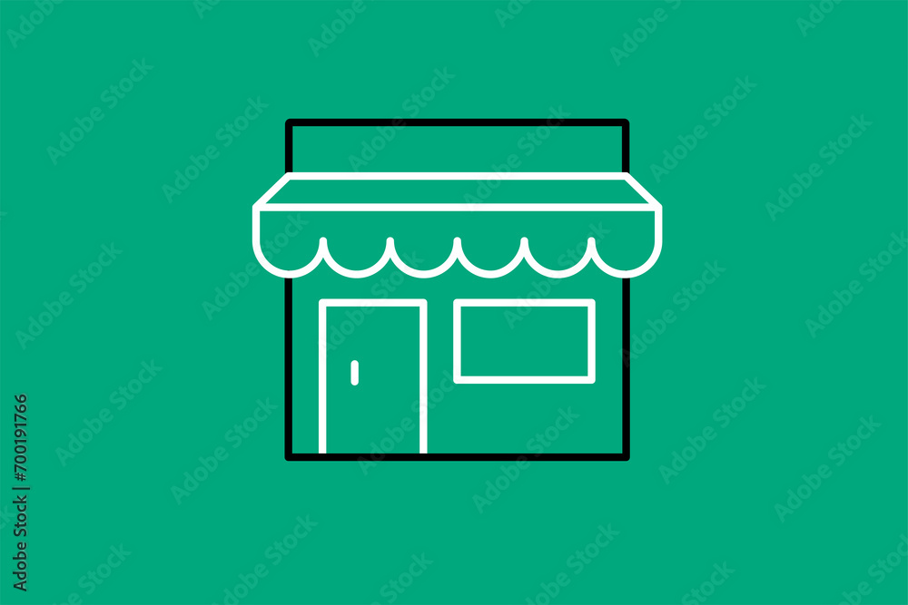 store illustration in flat style design. Vector illustration. store illustration in flat style design. Vector illustration.